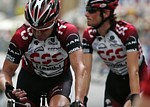 Frank Schleck w�hrend der dritten Etappe der Bayern-rundfahrt 2007